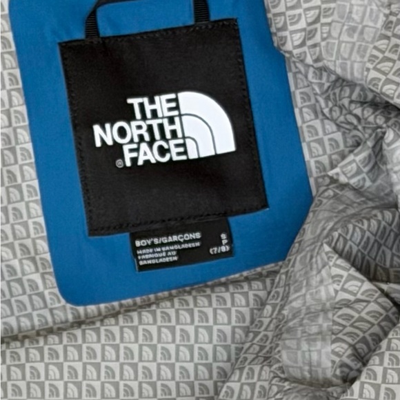 The North Face Blue and Gray Rain Jacket - Picture 3 of 4